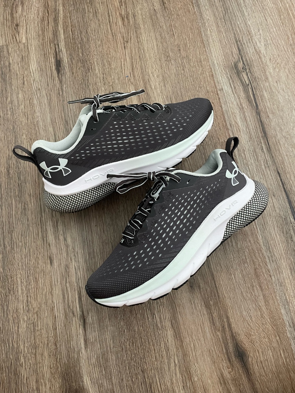 Under Armour Black & Mint Performance Running Sneakers